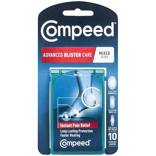 Compeed Advanced Blister Cusions, tamanhos mistos, 10 unidades
