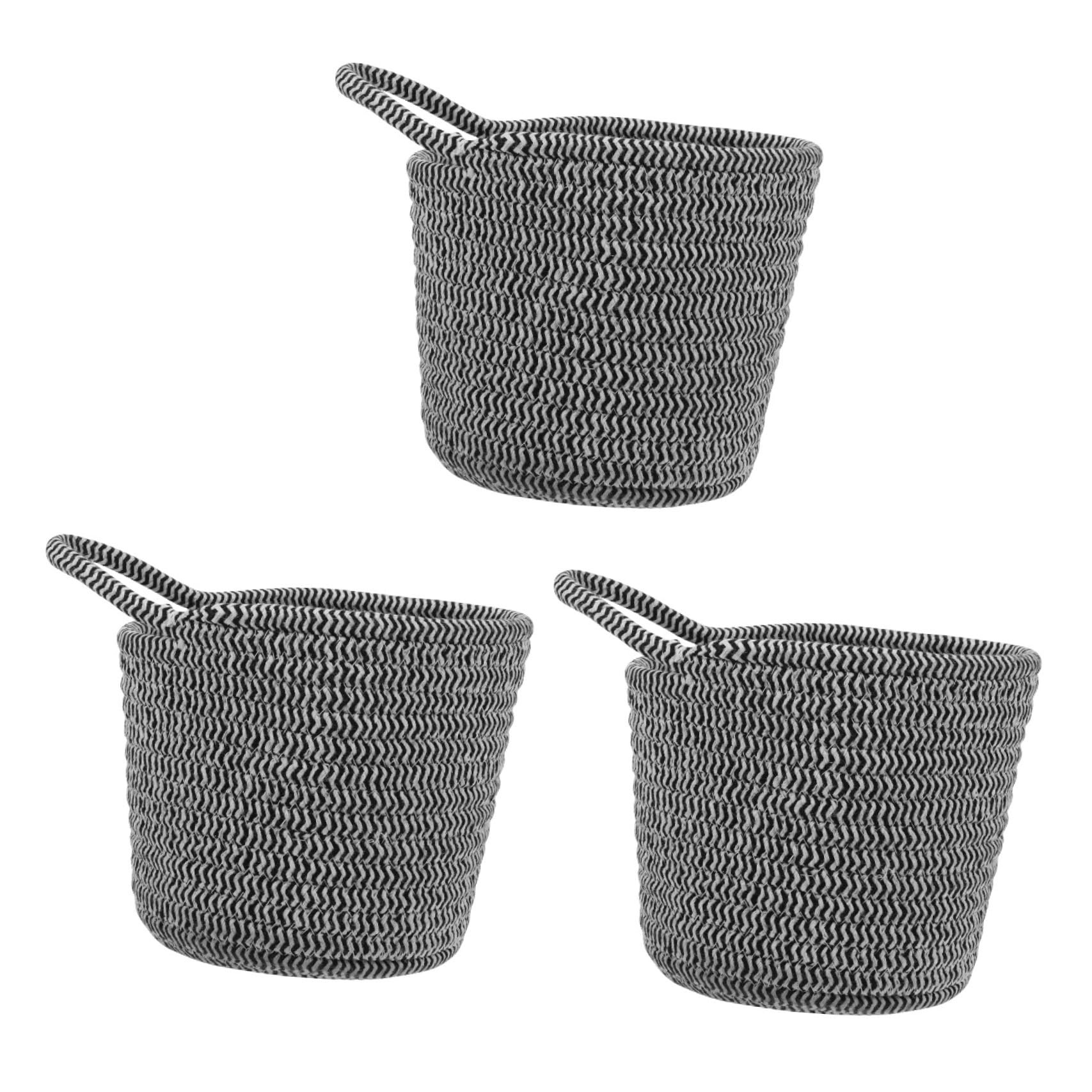 Panier de rangement coton tissé pour organiser vos petits objets