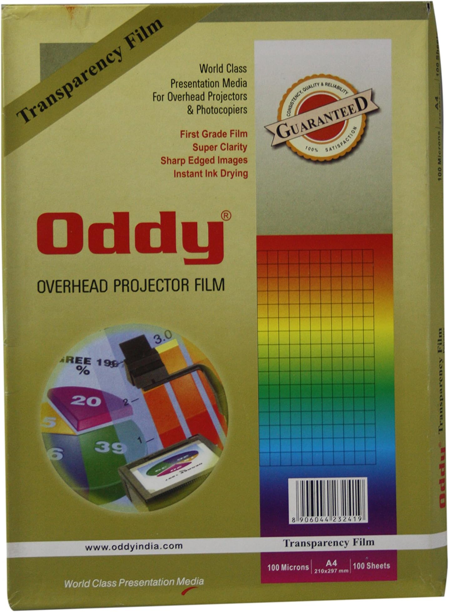 Oddy OHP Sheets - Pack of 100