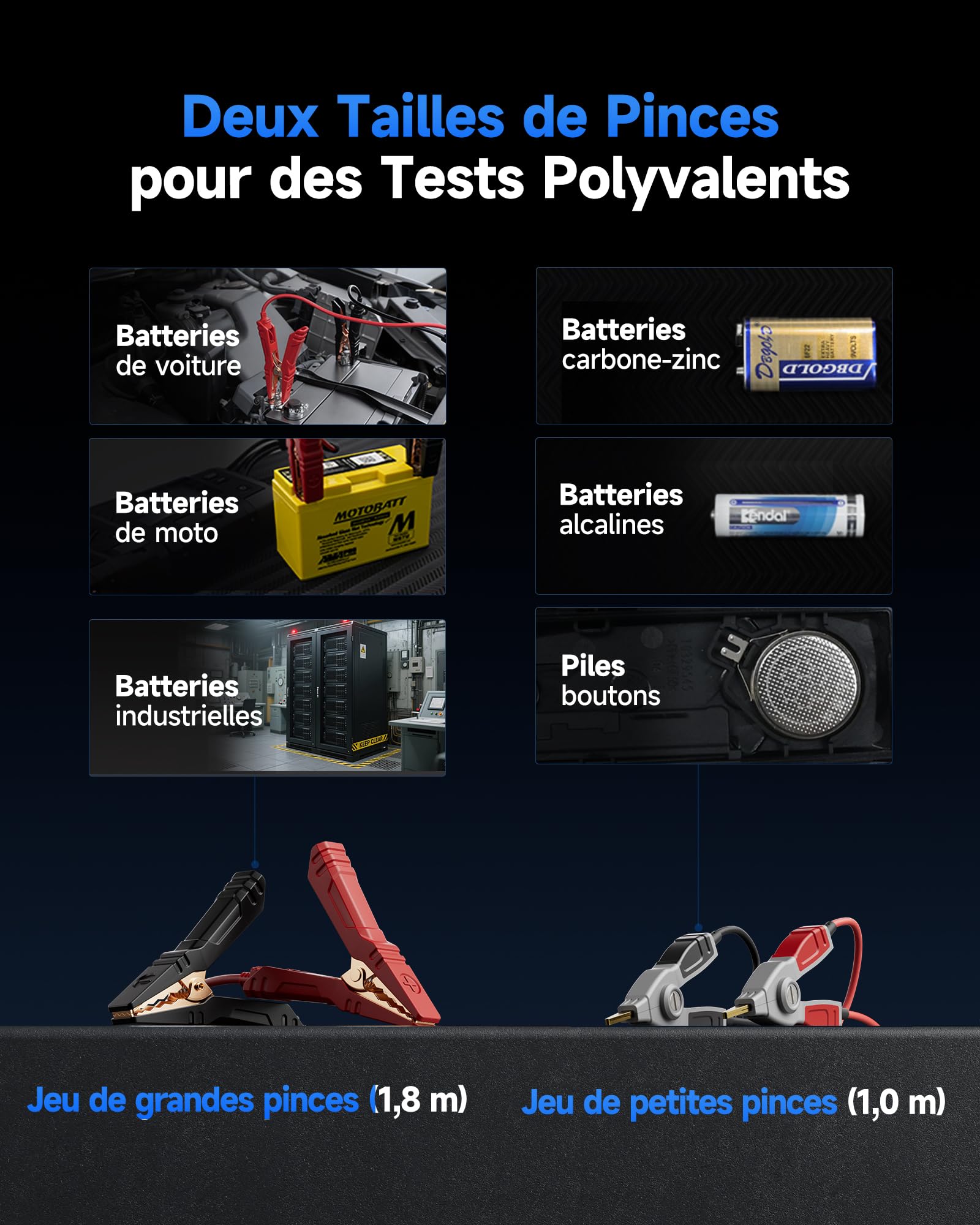 TOPDON BT600 Plus Testeur de Batterie Voiture 6V 12V 24V, Analyseur de Batterie avec Tests Démarrage/Charge/Système 12V/24V, Tests Résistance et Séquence, Écran 3,5", Batterie Intégrée et Imprimante