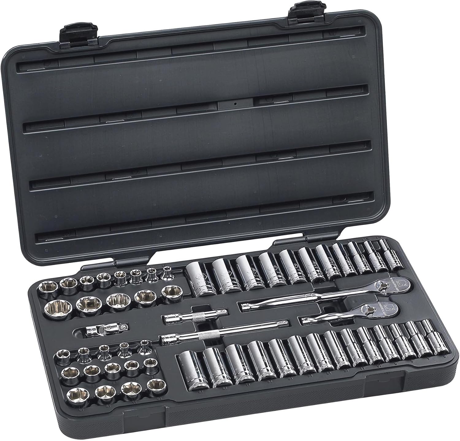 Buу 1 gеt 1 🔥 GEARWRENCH 57 Pc. 3/8 Drive 6 Pt. Mechanics Tool Set, Standard & Deep, SAE/Metric - 80550