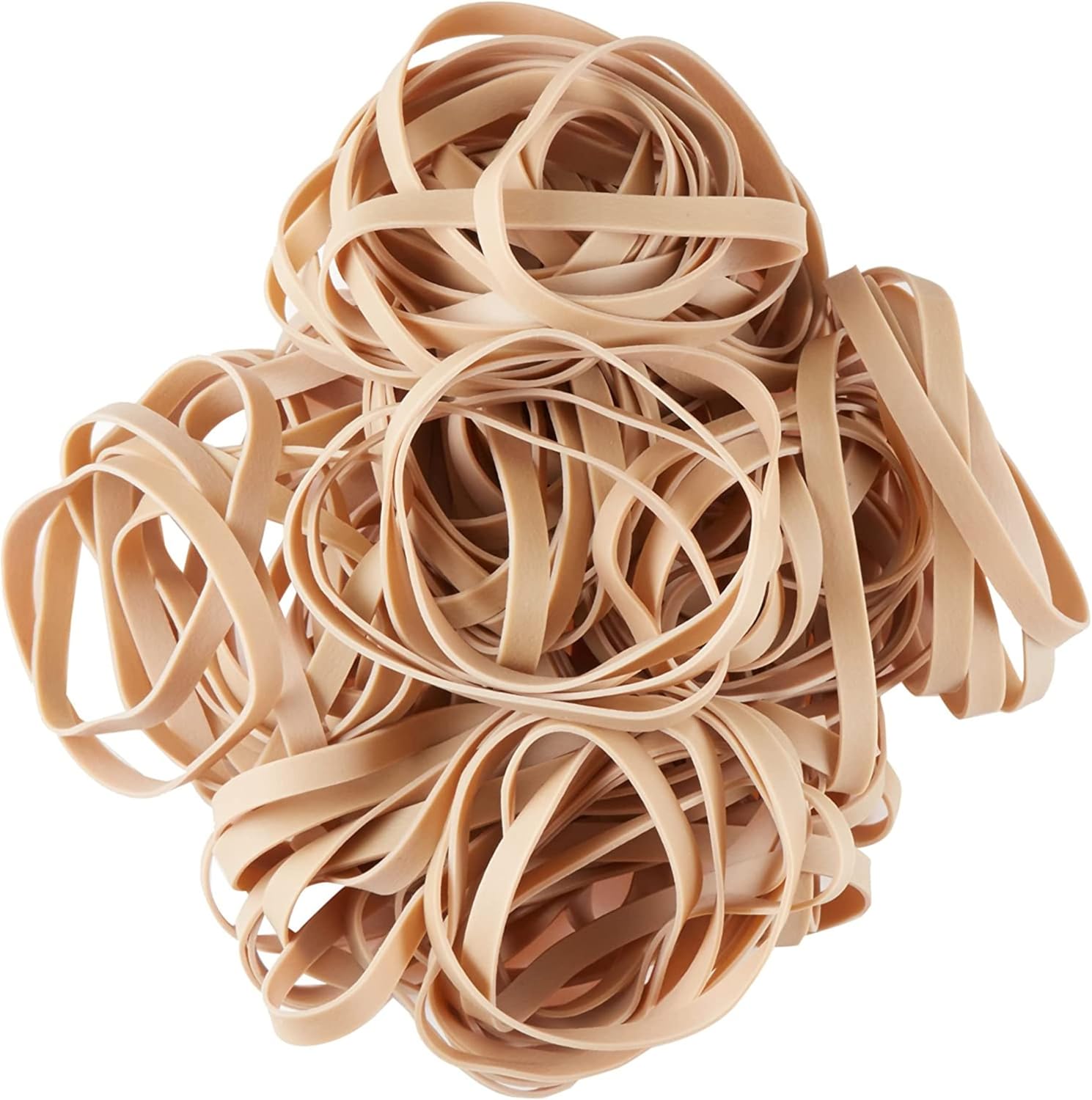 1InTheOffice Rubber Bands #64, Thick Rubber Bands, Heavy Duty Rubber Bands, Beige, Size 64, 380Pack : Office Products