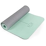 Yoga Mat Non Slip, Pilates Fitness Mats, Eco Friendly, Anti-Tear Yoga Mats for Women, 1/4 Exercise Mats for Home Workout with Carrying Sling