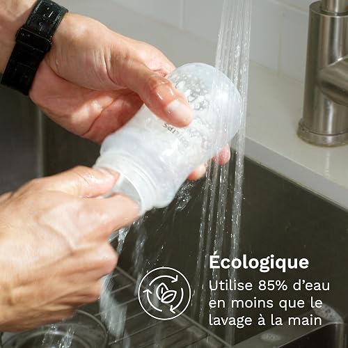 Baby Brezza - Lave-biberons Bottle Washer Pro nettoyage cliniquement prouvé | Lave, stérilise et sèche biberons et les pièces de tire-lait. Remplace efficacement lavage manuel avec goupillons, égouttoirs - 5
