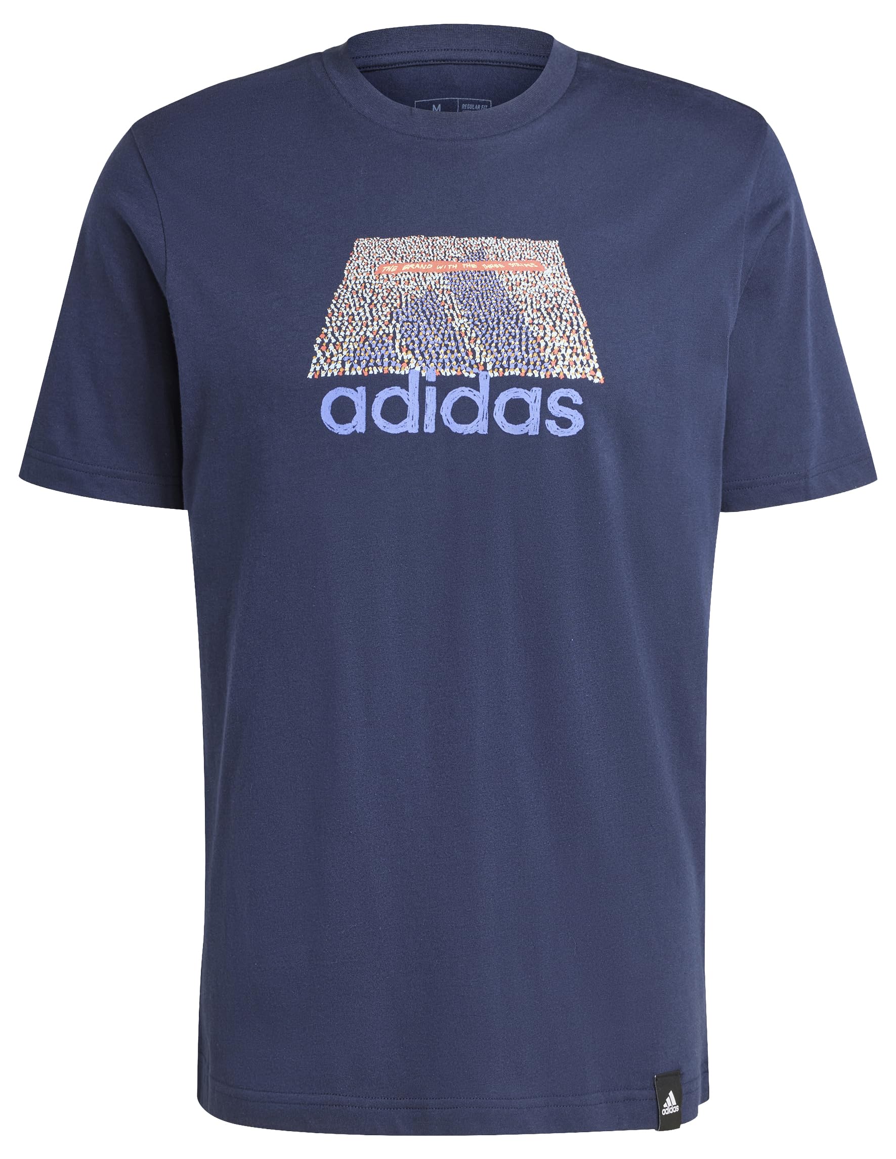 adidas Mężczyźni CODES BOS GRAPHIC TEE, legend ink, L