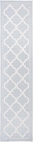Miniatura 11 de MARTHA STEWART x SAFAVIEH MSRO336G - Alfombra de 6 pies 7 pulgadas x 9 pies, color plateado y gris, para interiores y exteriores, impermeable, fácil