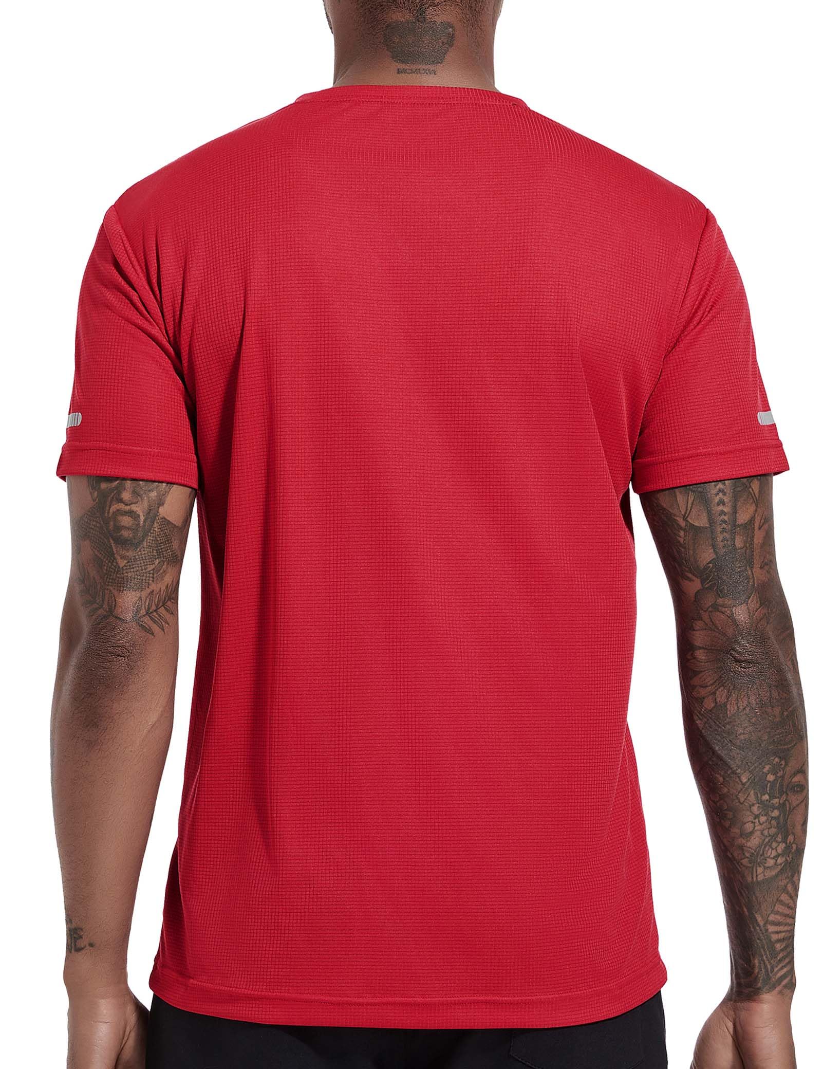 5 Pack Sports Tshirts Uomo Camicia Funzionale Asciugatura Rapida Camicia Da Allenamento Traspirante Camicia Fitness Camicia Da Allenamento Per Corsa Allenamento Bodybuilding T-Shirt Sportive Da Uomo