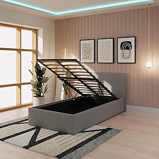 Home Source - Classic Gas End Lift 3Ft Single Fabric Ottoman