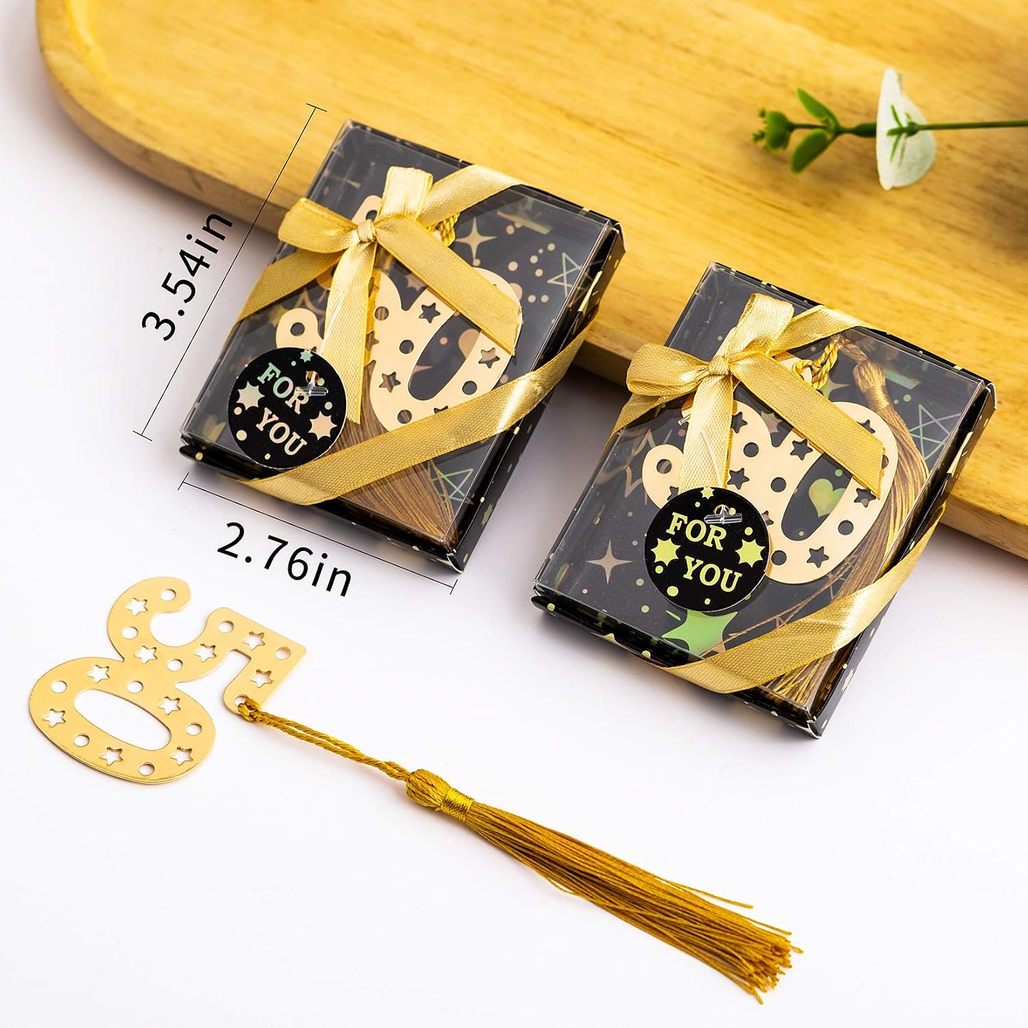 60PCS 50th Birthday Bookmarks for 50th Birthday Party Favors 50th Wedding Anniversaries Souvenirs Favors Gifts Decorations for Guests (50)