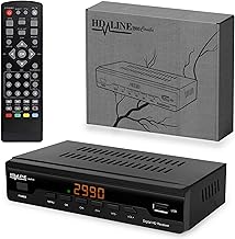 Hd-line 2990 Kabelreceiver Full HD Kabel Receiver für digitales Kabelfernsehen 2990 Combo (HDTV,DVB-C / C2, DVB-T/T2, HDMI, SCART, USB 2.0, WLAN optional) + HDMI Kabel,