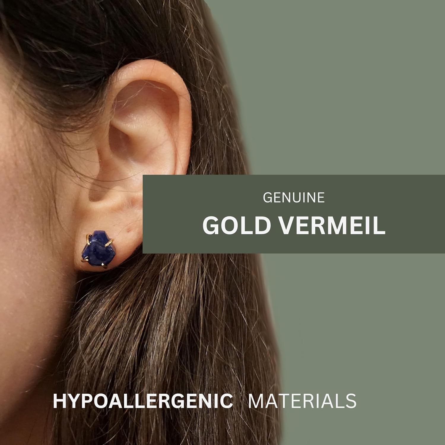 Women's Birthstone Crystal Stud Earrings