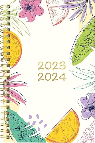 Miniatura 2 de Blueline Essential - Agenda académica semanalmensual, 13 meses, julio de 2023 a julio de 2024, encuadernación de doble alambre dorado, cubierta de