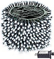 Vista 31 de Tira de luces de Navidad de 200 luces LED que cambian de color de 75.8 pies con control remoto, temporizador y función de memoria, 9 modos