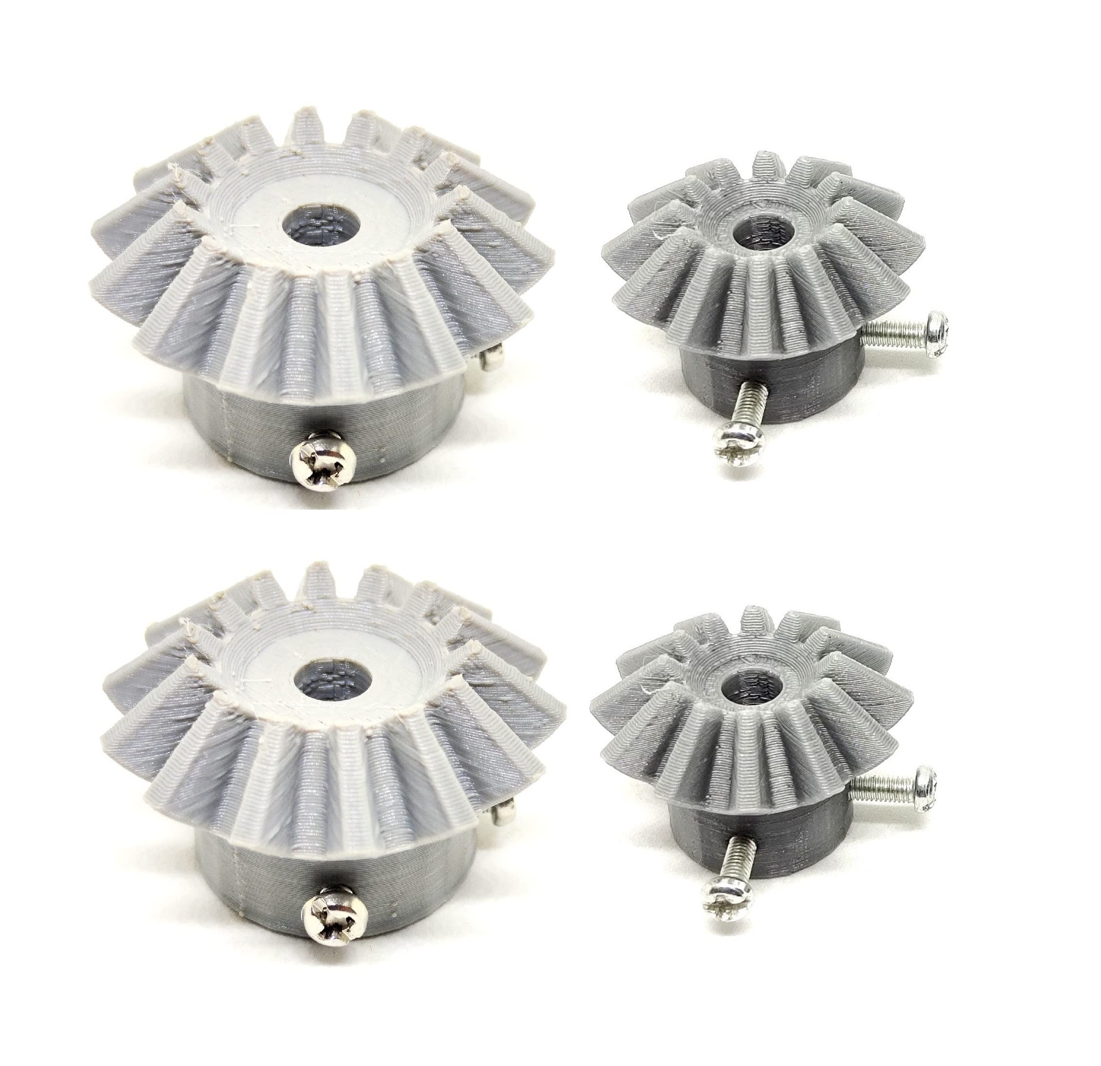 INVENTO 2pcs 3D Printed Plastic Bevel Gear 12 Teeth (33mm dia) + 14 Teeth (38mm dia), 10mm Width, 8mm hole, 2.5 Module for DIY Projects (B09QZT6XWG) Amazon Price History, Amazon Price Tracker