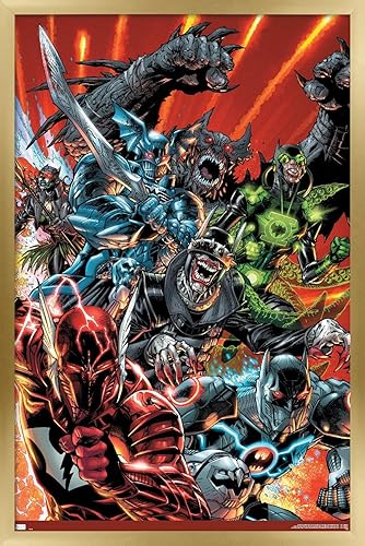 Miniatura 52 de Trends International DC Comics The Batman Who Laughs - Póster de pared grupal, 22.375 x 34 pulgadas, versión enmarcada en negro Versión enmarcada