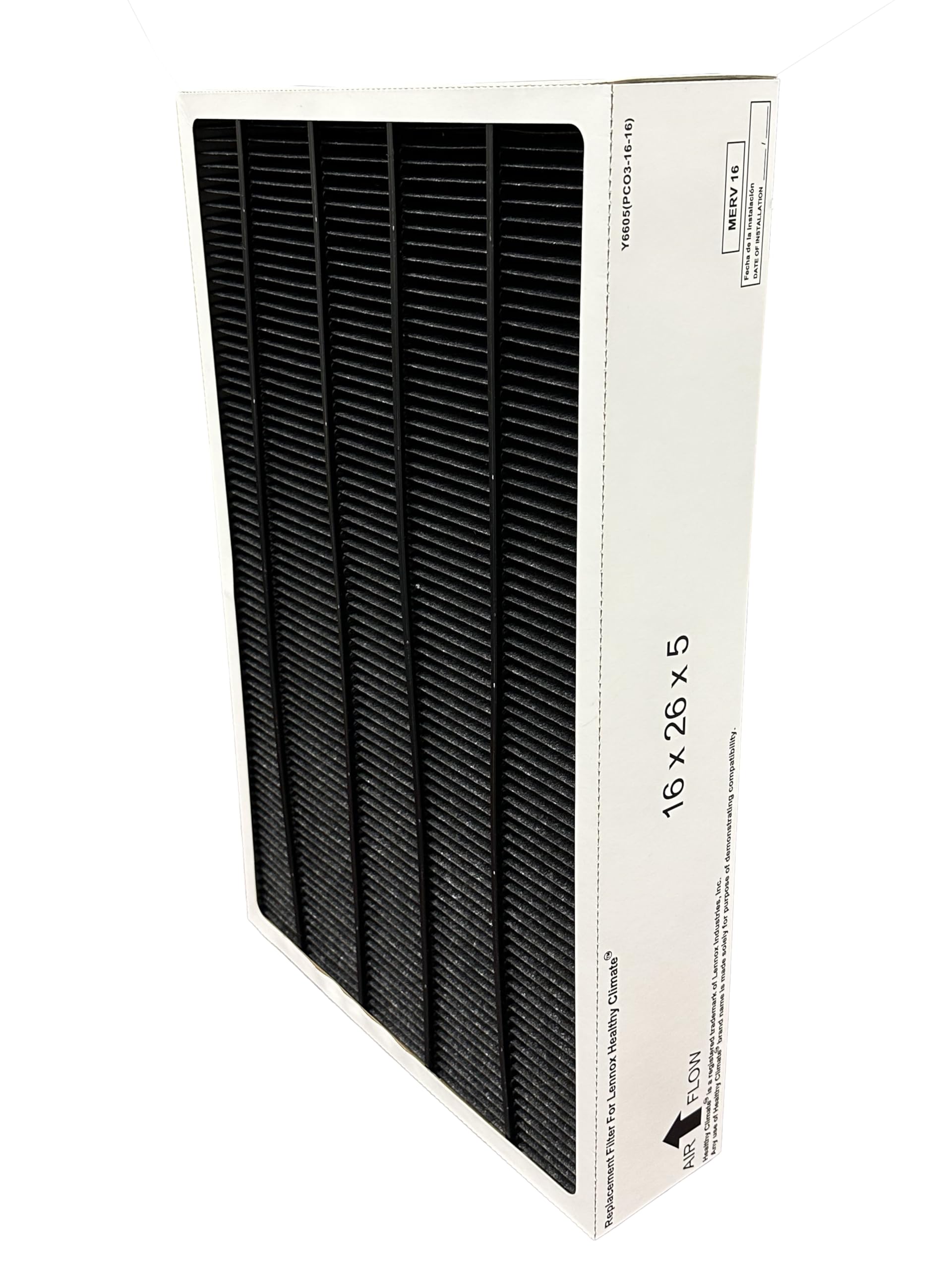 Atomic 16x26x5 MERV 16 Carbon Filter Compatible replacement for