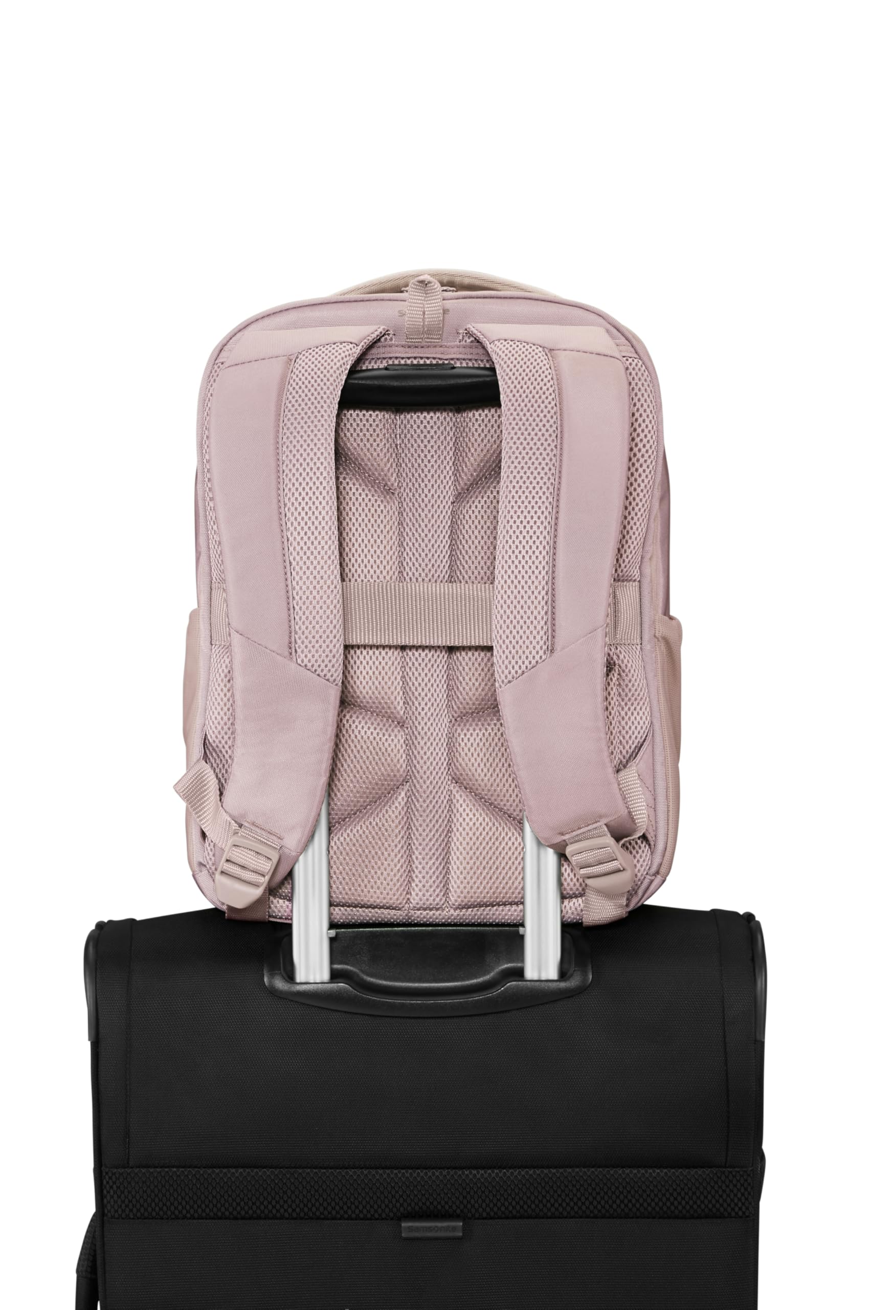 Samsonite Guardit Classy 2.0 - Zaino cabina donna, 40x30x20 cm - Bagaglio a mano underseat per Ryanair, Wizz Air & Vueling, Scomparto laptop 15.6", Grigio (Stone Grey)