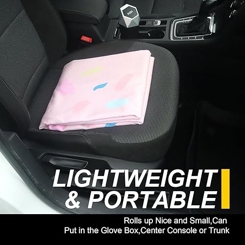 Miniatura 242 de Funda protectora de asiento de automóvil, para asientos delanteros, para entrenamiento de gimnasio, correr, nadar, playa y senderismo, impermeable