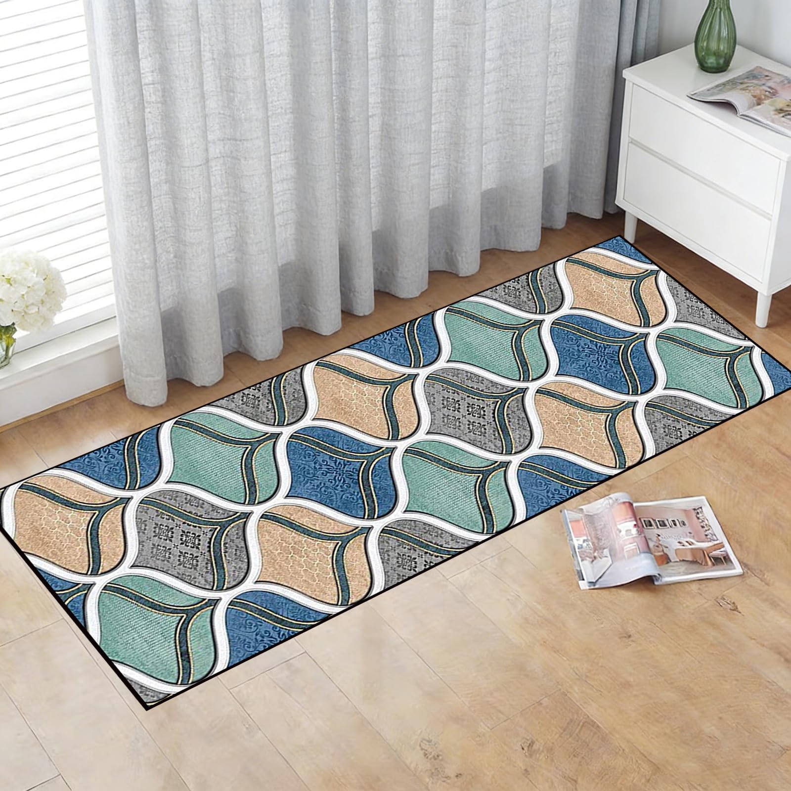 Tapis couloir de cuisine et salle à manger pour un confort pieds nus unique