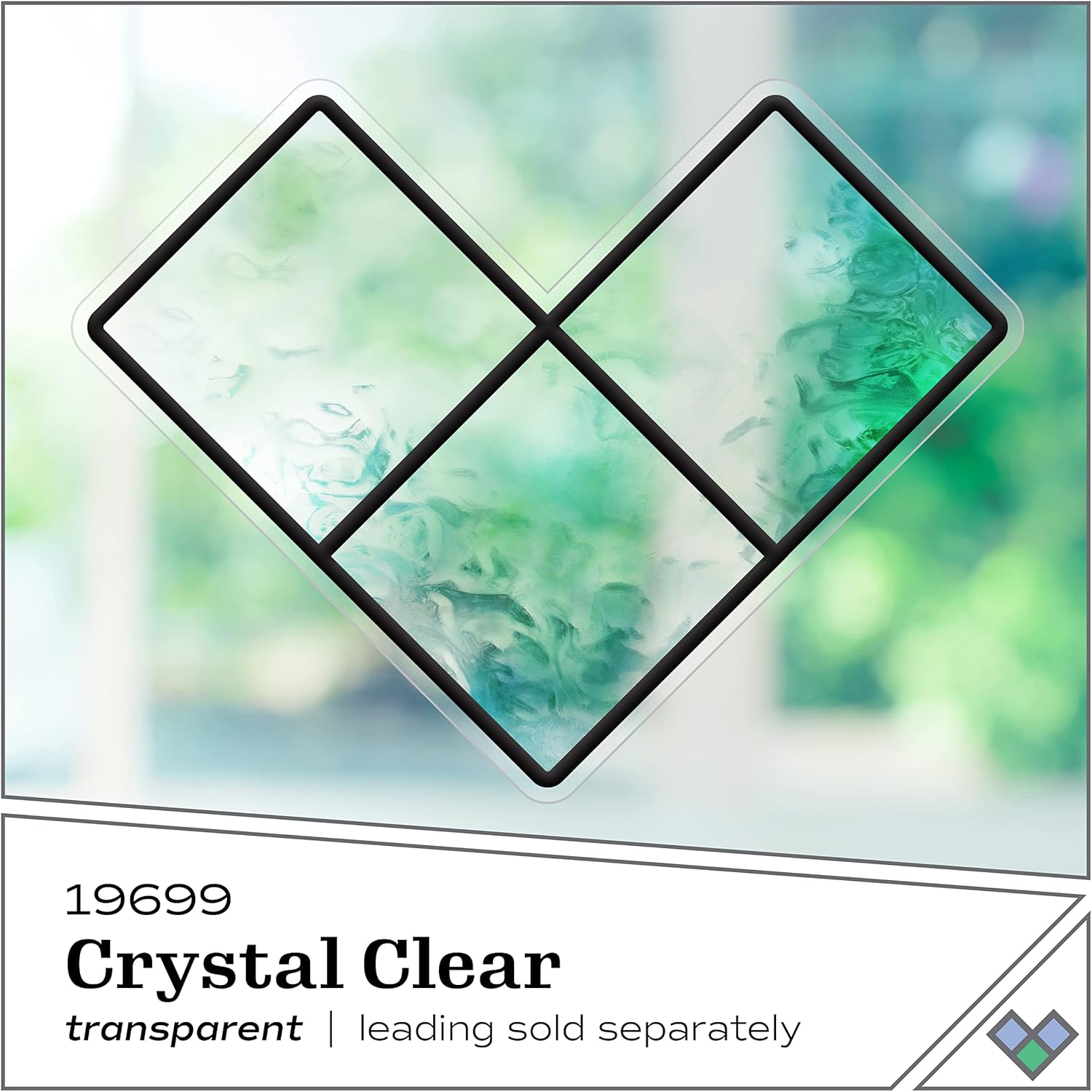 Gallery Glass Stained Glass Paint, Crystal Clear 8 fl oz Stained Glass Paint Perfect For DIY Arts And Crafts Paint Projects, 19699 (Pack of 2)