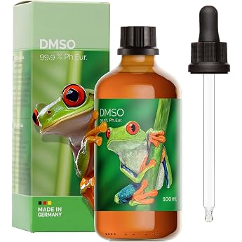 DMSO - 99.9% pharmaceutical purity in a glass bottle with dosing aid Ph. Eur. Tested - undiluted - dimethyl sulfoxide made in