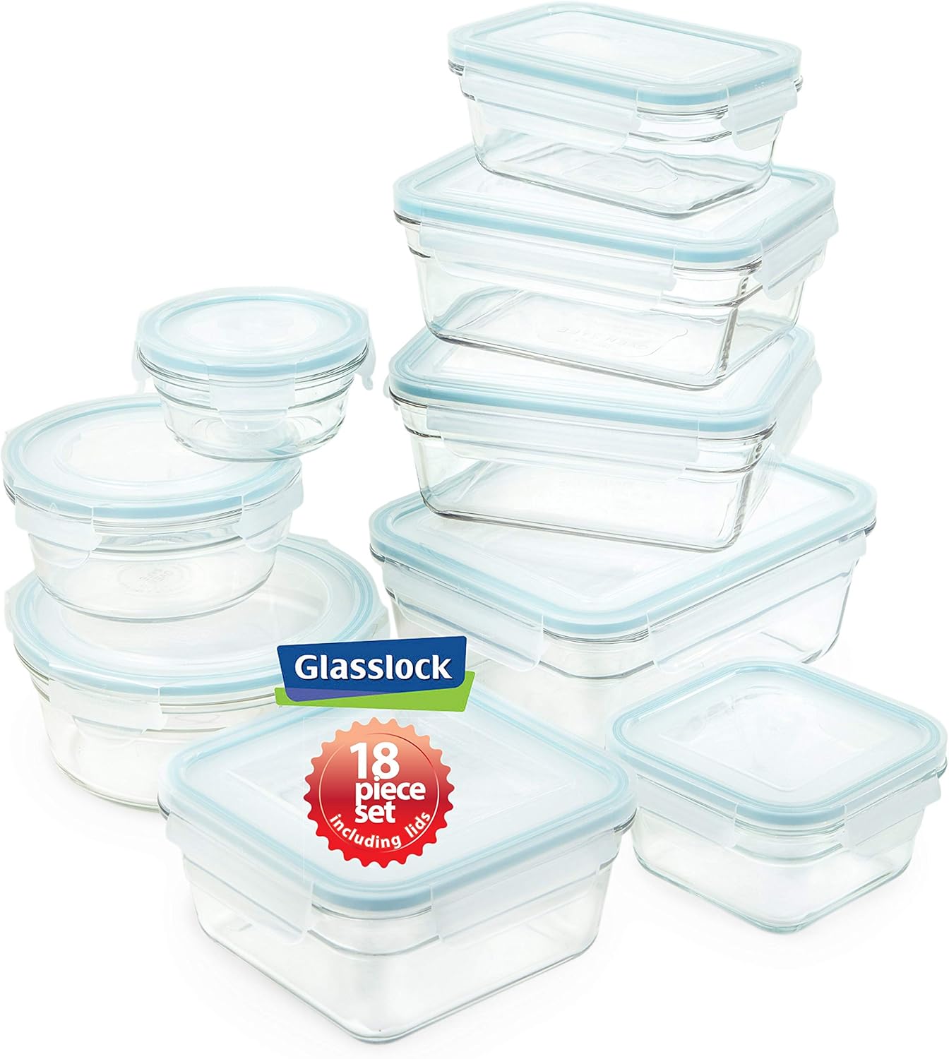 Snaplock Lid Tempered Glasslock Storage Container Airtight