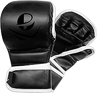 Vista 5 de PFG - Guantes de boxeo para artes marciales, artes marciales, muay tailandés, entrenamiento de boxeo Rojo