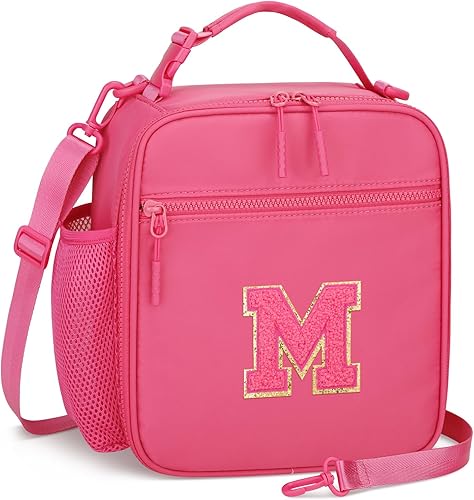 Miniatura 41 de Lonchera inicial aislada para niñas y niños, regalo para el regreso a clases, bolsa de almuerzo reutilizable a prueba de fugas con correa ajustable