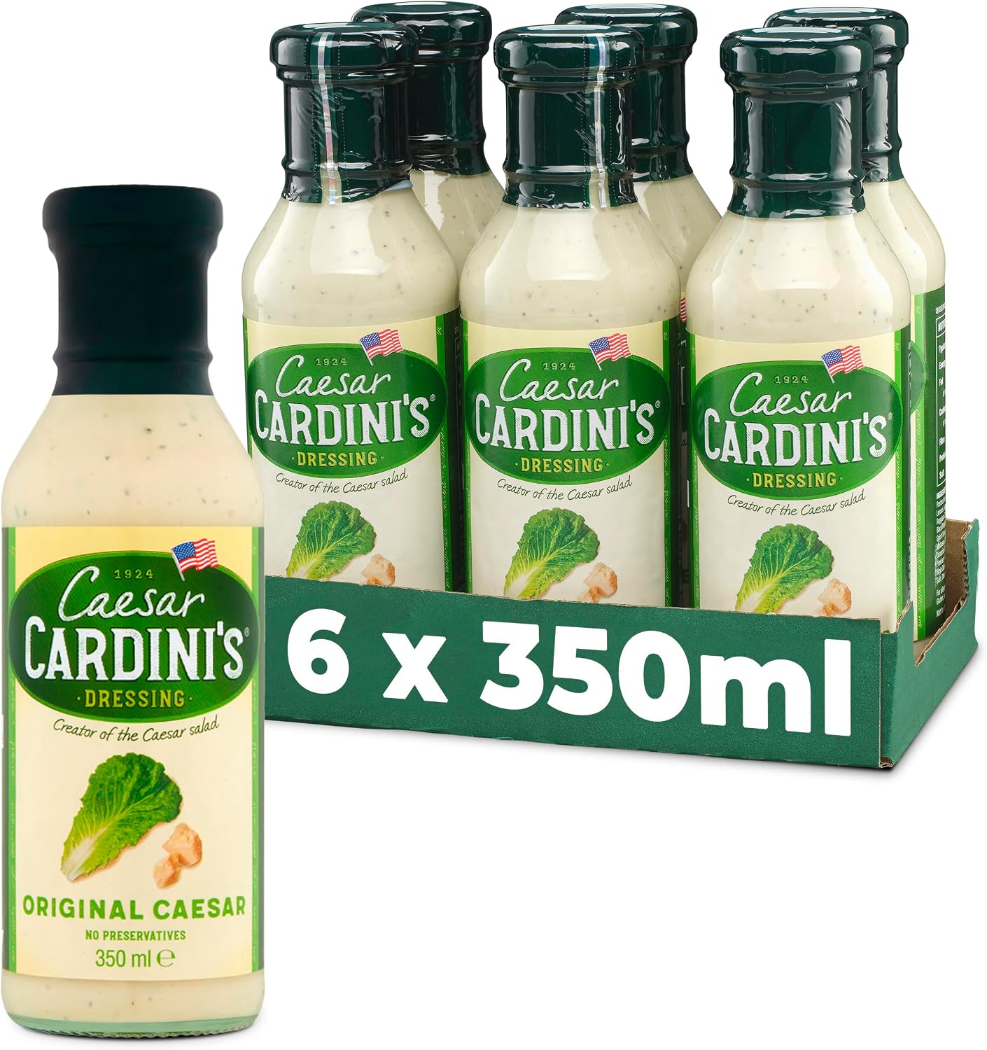 Cardini Oryginalny opatrunek Caesar 350 ml (6 sztuk)