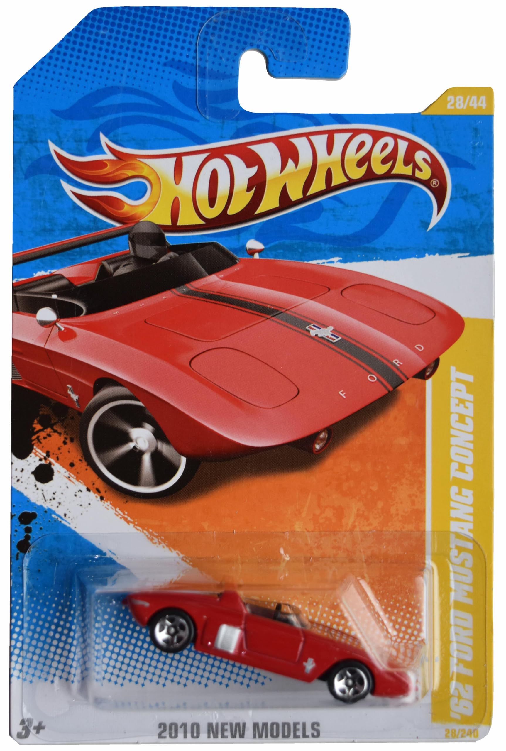 Hot Wheels '62 Ford Mustang Concept, 2010 New Models 28/44 [red] 28/240