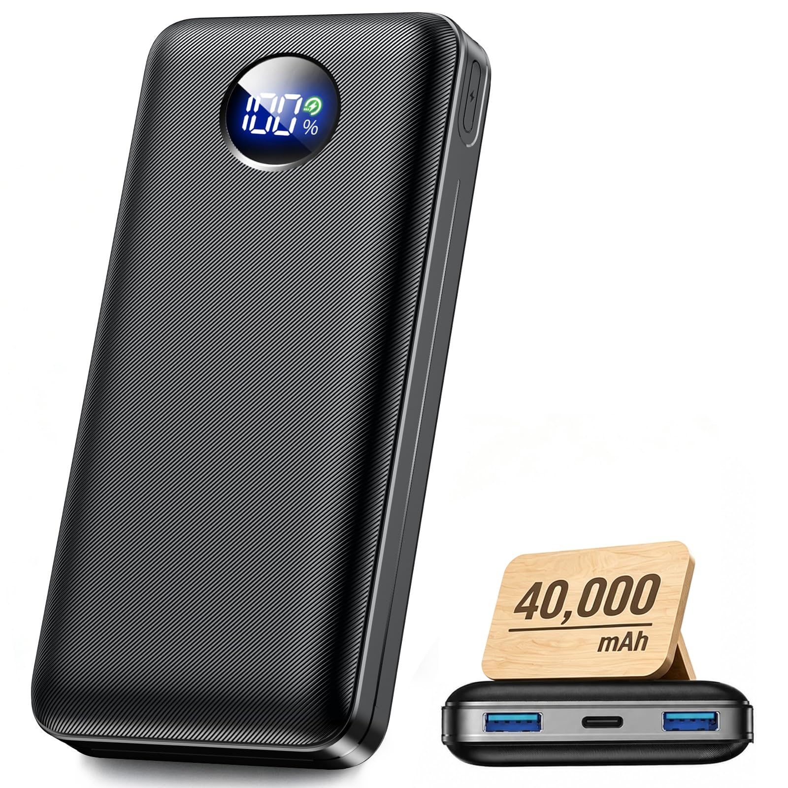 Portable Charger 40000mah Power Bank, USB-C (22.5W) Fast Charging Battery Pack Portable Phone Charger...