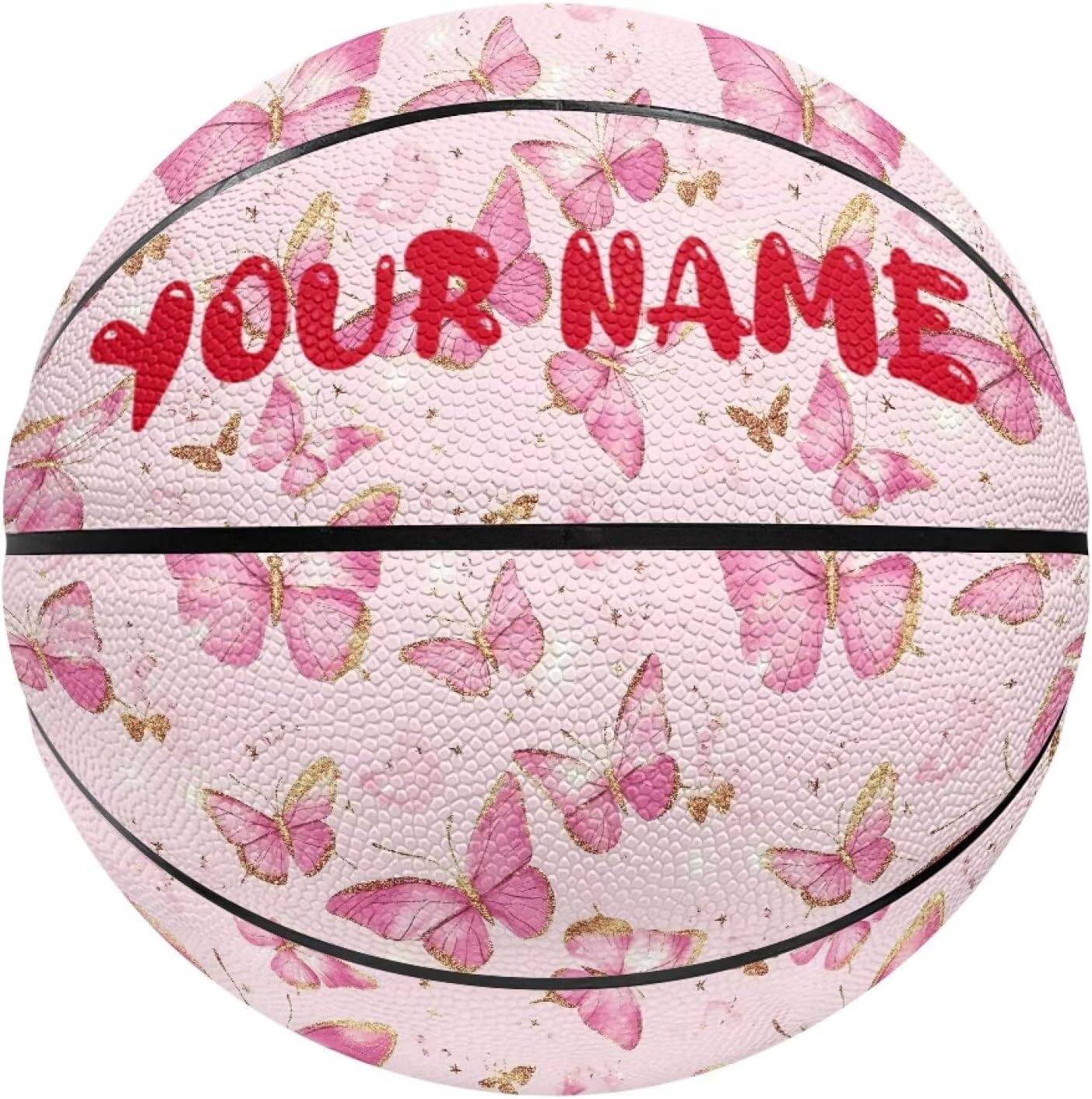 Girls Basketball Outdoor Rubber Basketballs for Sports Game Park Play