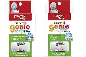 Effective Odor Control Refill Tray for Playtex Diaper Genie Pails (2-Pack)