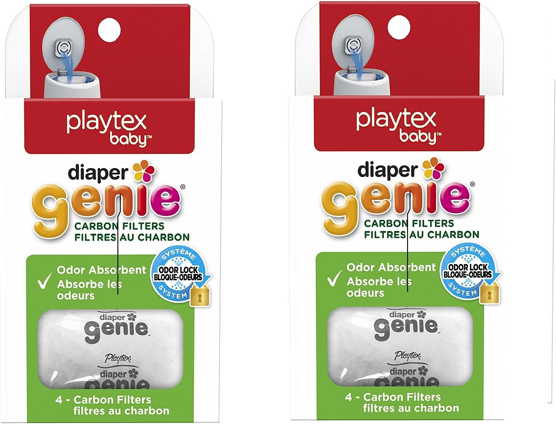 Playtex Diaper Genie Refill Packs Of 270 Count (total Of 810