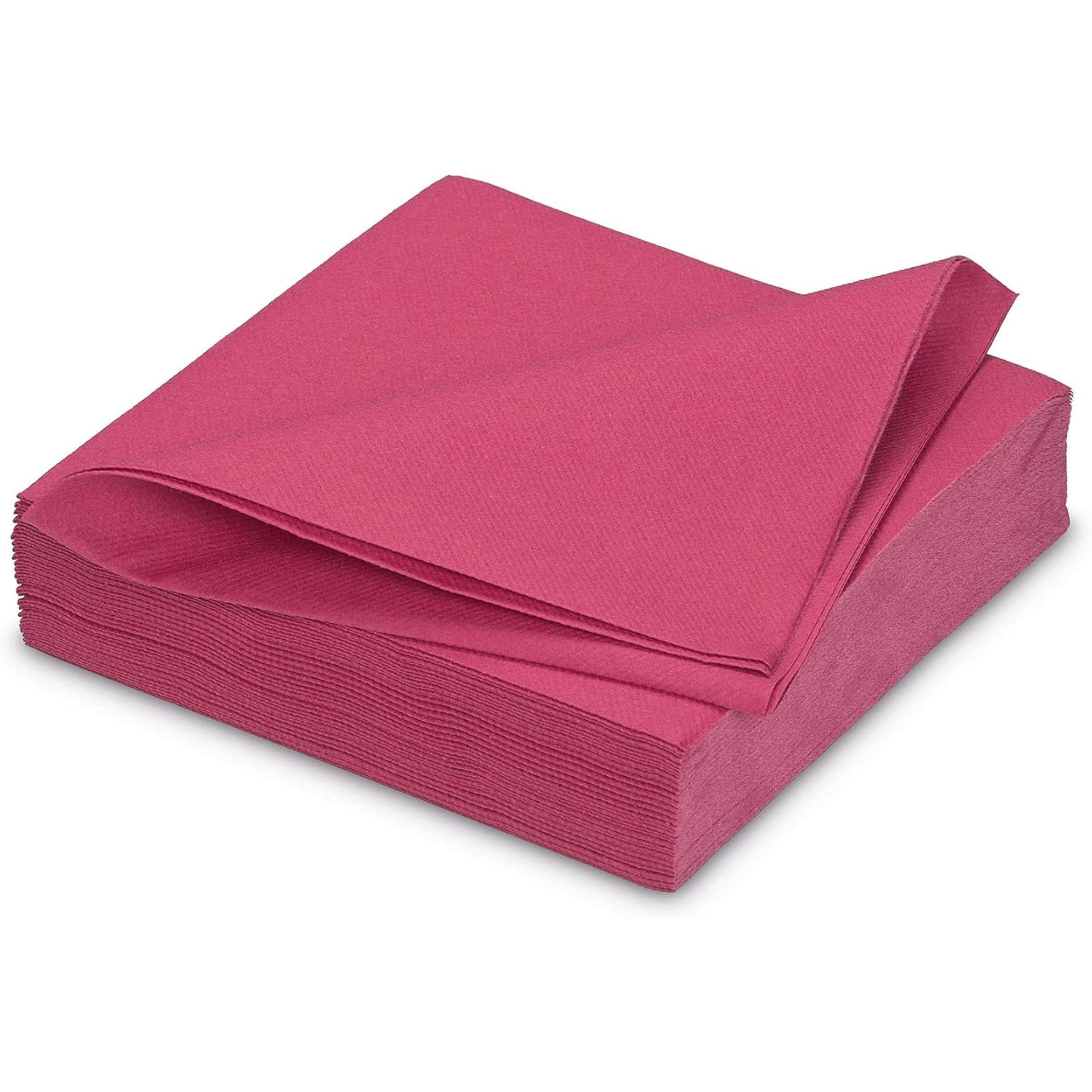 Primrose 3 Ply Tissue Paper Napkin | Kitchen Napkin | Table Napkin | Dinning Table Napkin | Paper Napkins Big Size | Paper Napkins For Party (3 Ply Dark Pink 15" X 15" Inches Large Size) (B0DFCDRF6L) Amazon Price History, Amazon Price Tracker