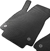 Vista 3 de Alfombrillas de auto de ajuste personalizado para todo tipo de clima para Lincoln MKZ Sedan 2013-2020 - Aspecto elegante y ajuste de precisión Negro