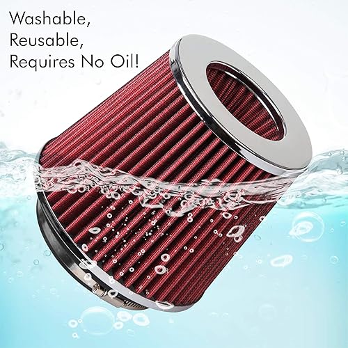 Miniatura 5 de Filtro de aire para motor de sujeción Cartman, se ajusta a tubo de entrada con diámetro de 33.54 pulgadas, filtro de repuesto de alto rendimiento