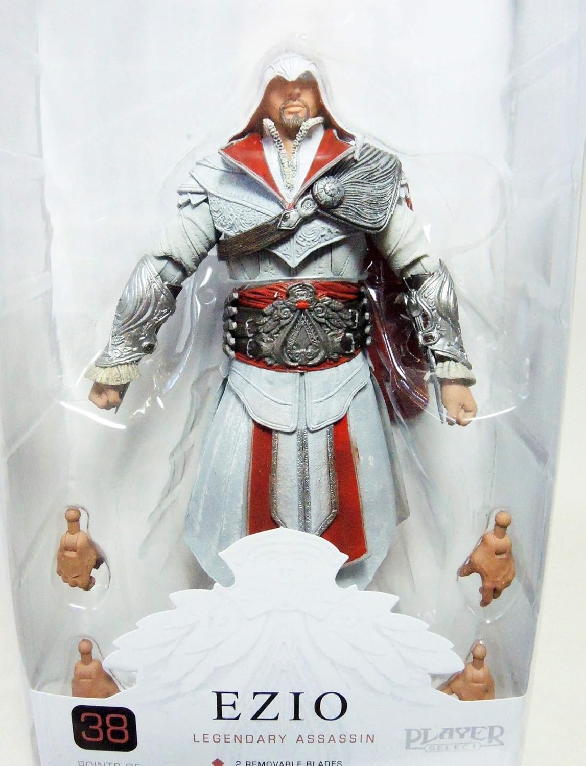 Assassins Creed Ezio Ivory Hooded 7" Action Figure Series 2
