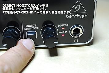 BEHRINGER U-PHORIA UMC204HD USB Audio Interface, 2 Inputs, 4 Outputs, 24bit, 192kHz, USB