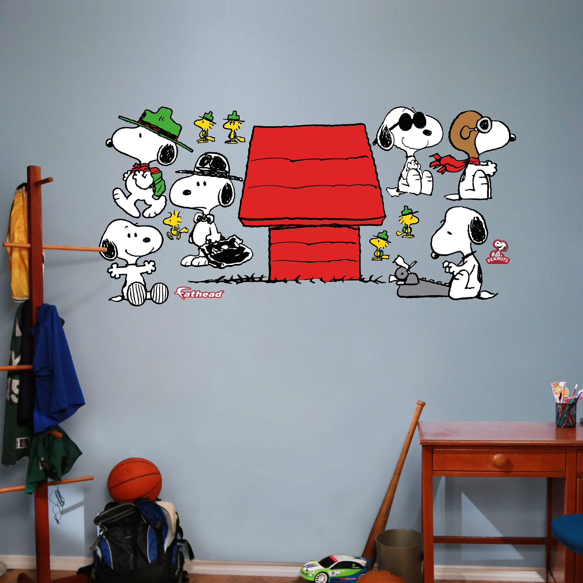 FATHEAD Wall Decal, Real Big, Peanuts Snoopy Collection