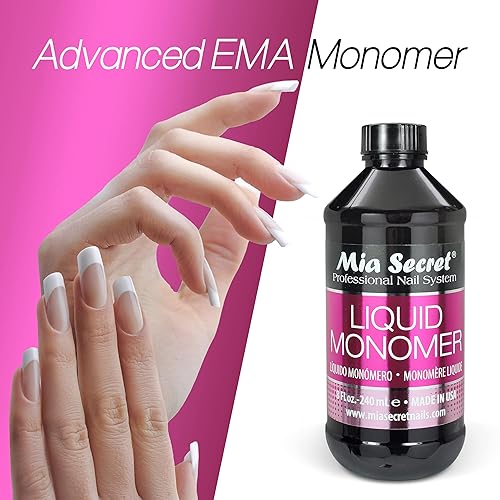 Miniatura 2 de 1 MIA SECRET - Sistema de uñas acrílico profesional de monómero líquido de 4 onzas