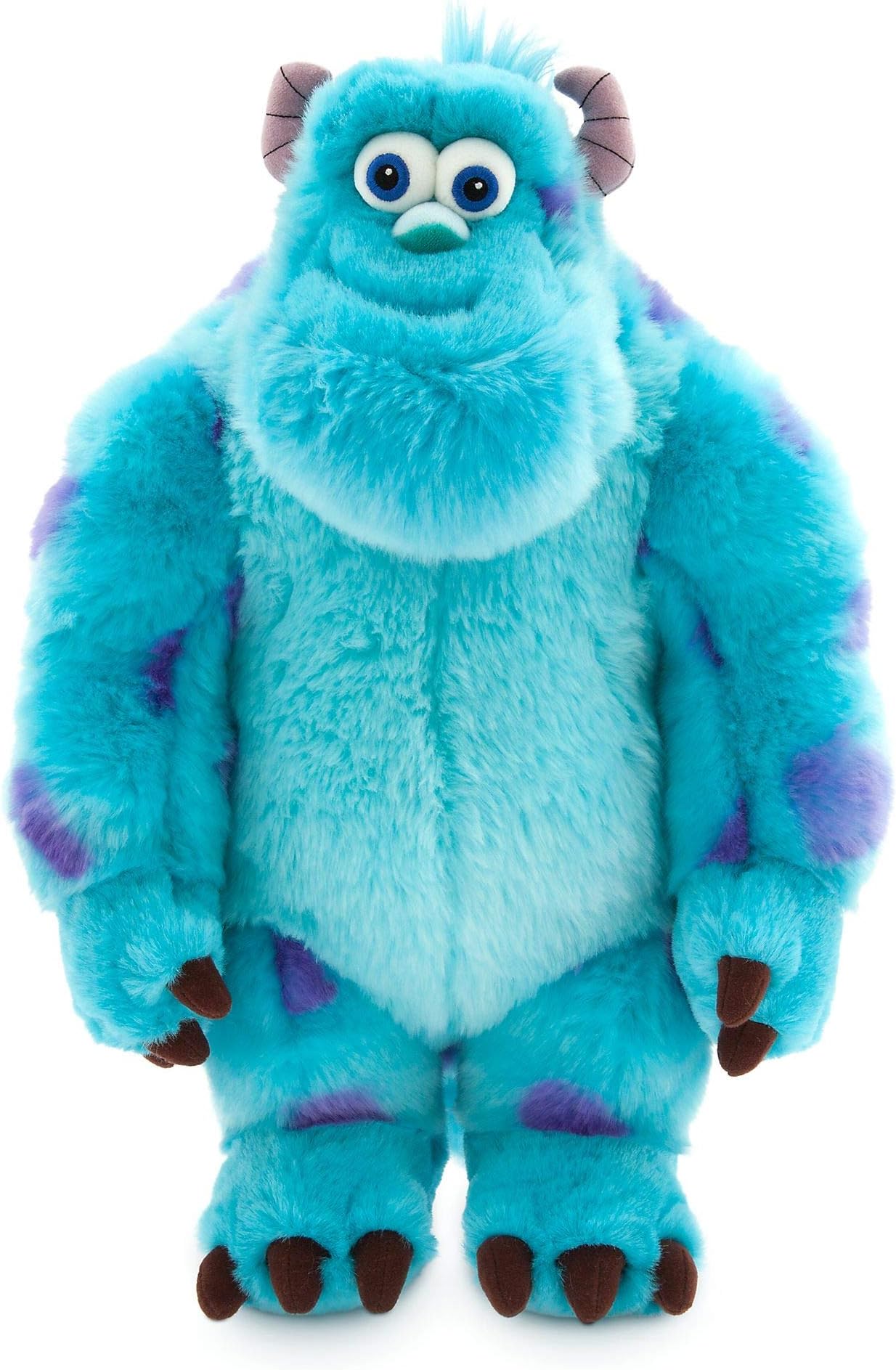 Disney Store Sully Medium Soft Plush Toy, Monsters Inc, 38cm/14", Cuddly Character Made with Soft-Touch Fabric and 3D Features, Suitable for All Ages