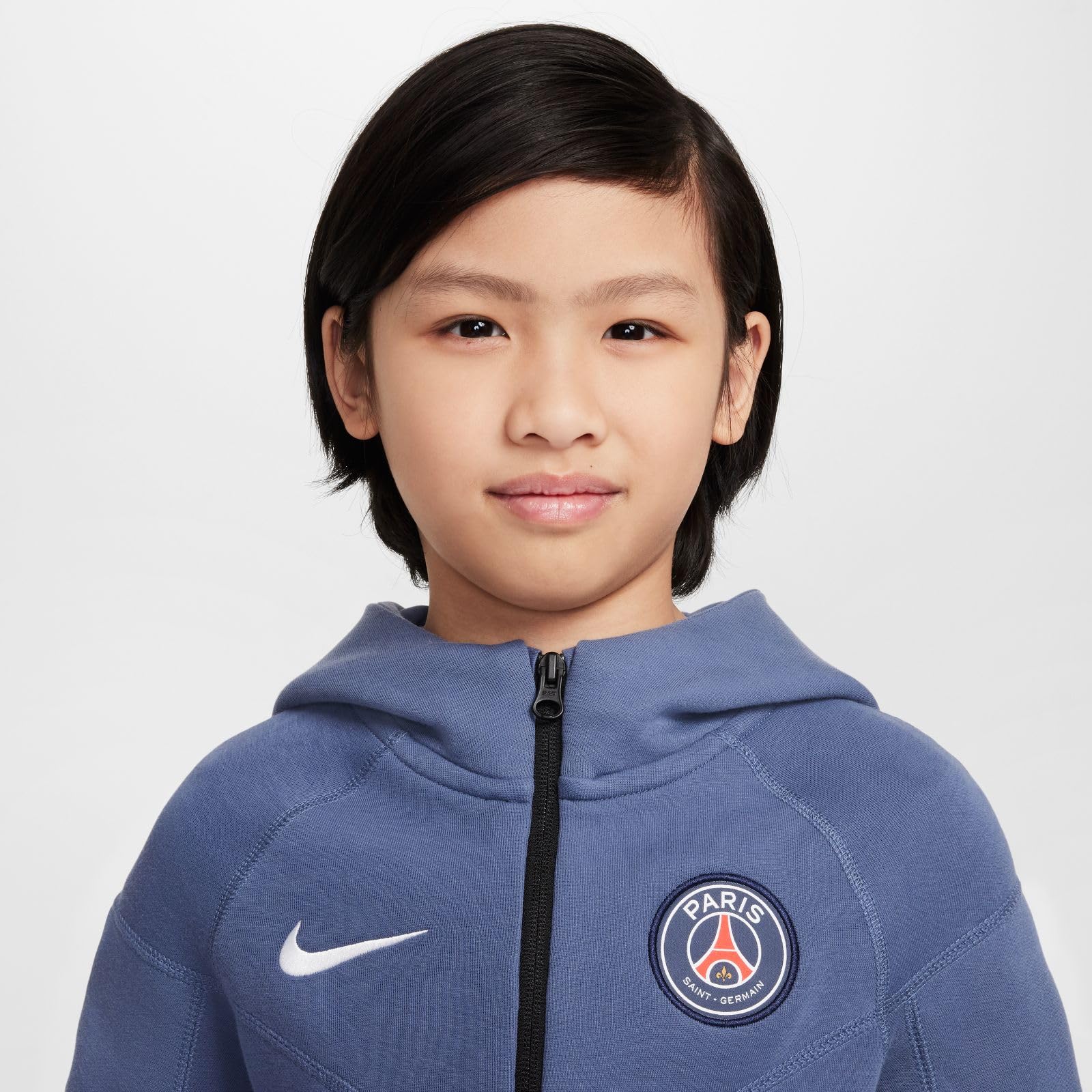 Paris Saint-Germain Tech Nike bluza z kapturem z polaru dla starszych dzieci (chłopców), HJ6510