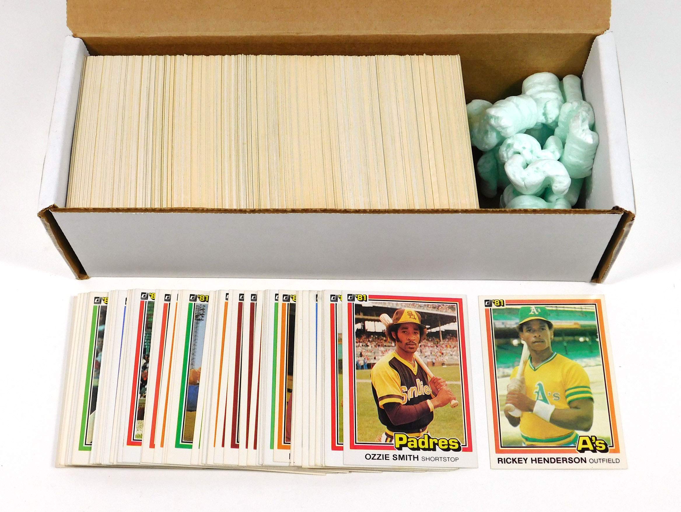 ベースボールアルバムセット Amazon.com : 1981 Donruss Baseball Complete Set (605) Rickey