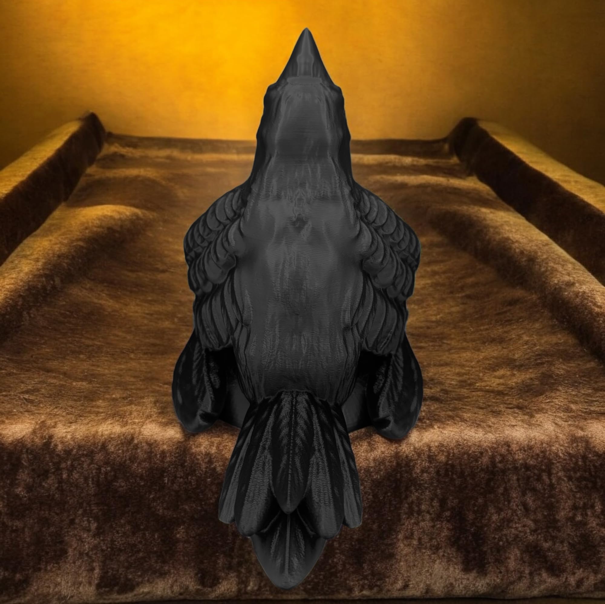 Incantevole torre di dadi Raven per appassionati di giochi di ruolo, accessorio perfetto per dungeons and dragons, ideale per DND, corvo, uccello, gotico, dadi e regali, Warhammer, giochi fantasy, da