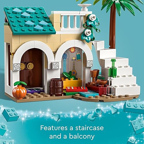 Miniatura 3 de LEGO Disney Wish Asha in The City of Rosas 43223 - Juego de juguetes de construcción, un modelo para construir de la película de Disney para