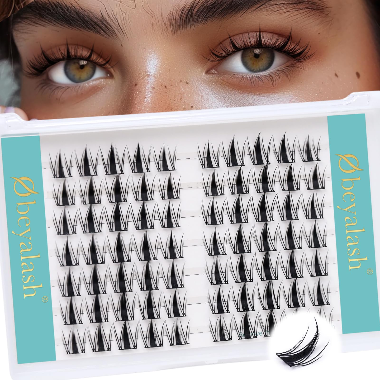 Manga lashes Sztuczne Rzęsy Natural C Curl Cluster Individual Claws Wispy Lash Clusters DIY at Home by Obeyalash