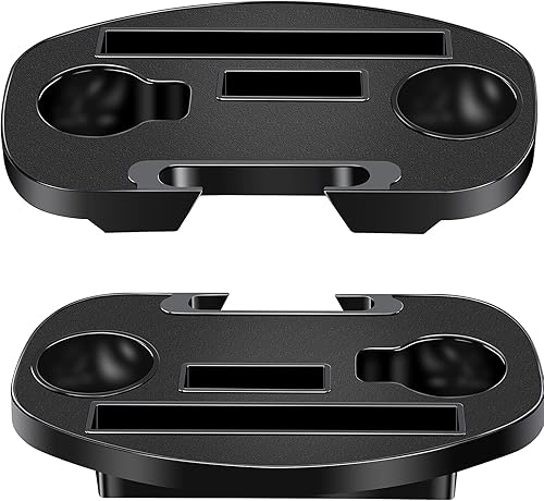 Miniatura 2 de Bandeja para silla de gravedad cero, paquete de 2 portavasos versión mejorada para silla de gravedad cero, mesa de silla de utilidad con clip para