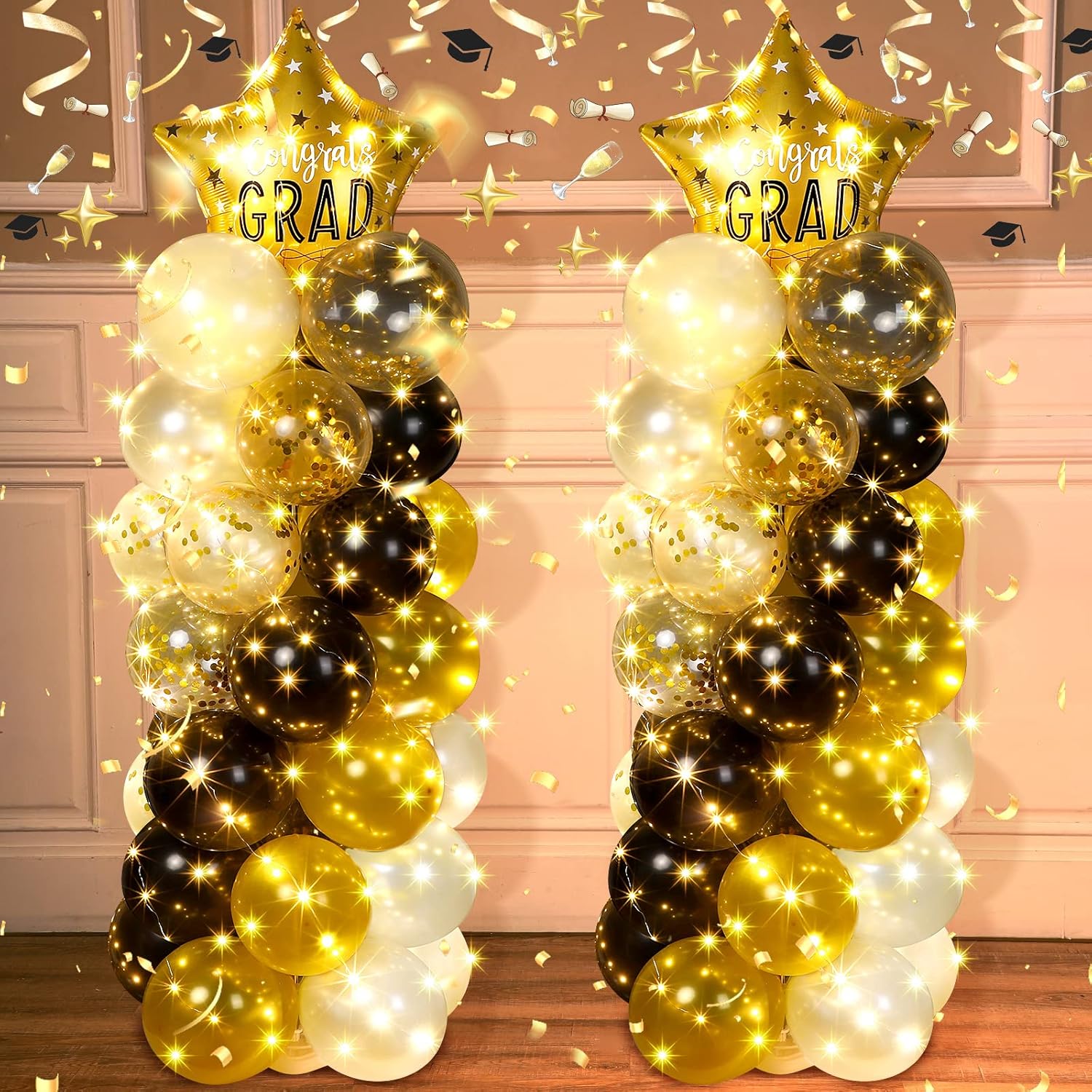 Sratte 2 Set 2024 Graduation Party Balloon Stand Kit with