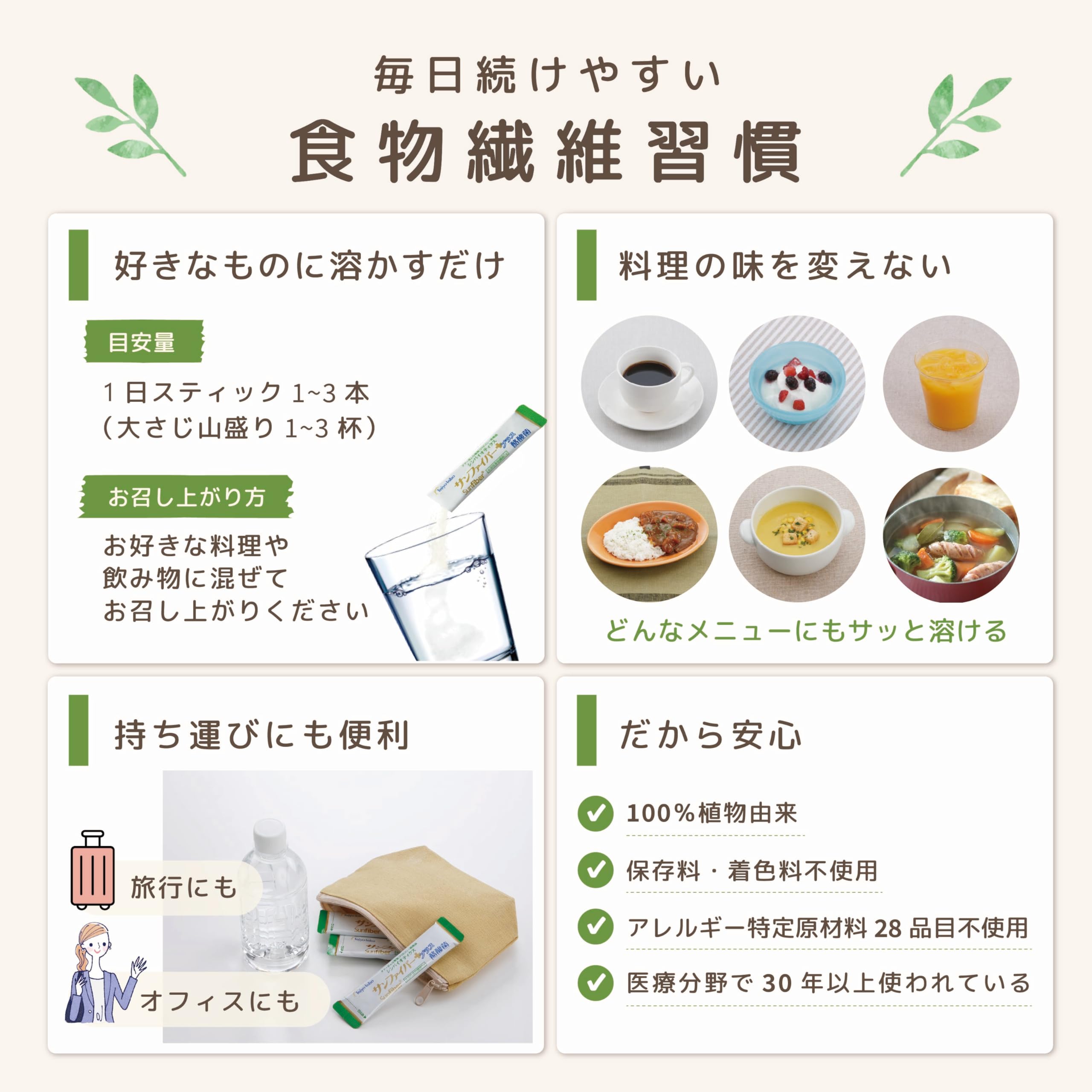 Amazon | タイヨーラボ サンファイバープラス スティック 6g×30包